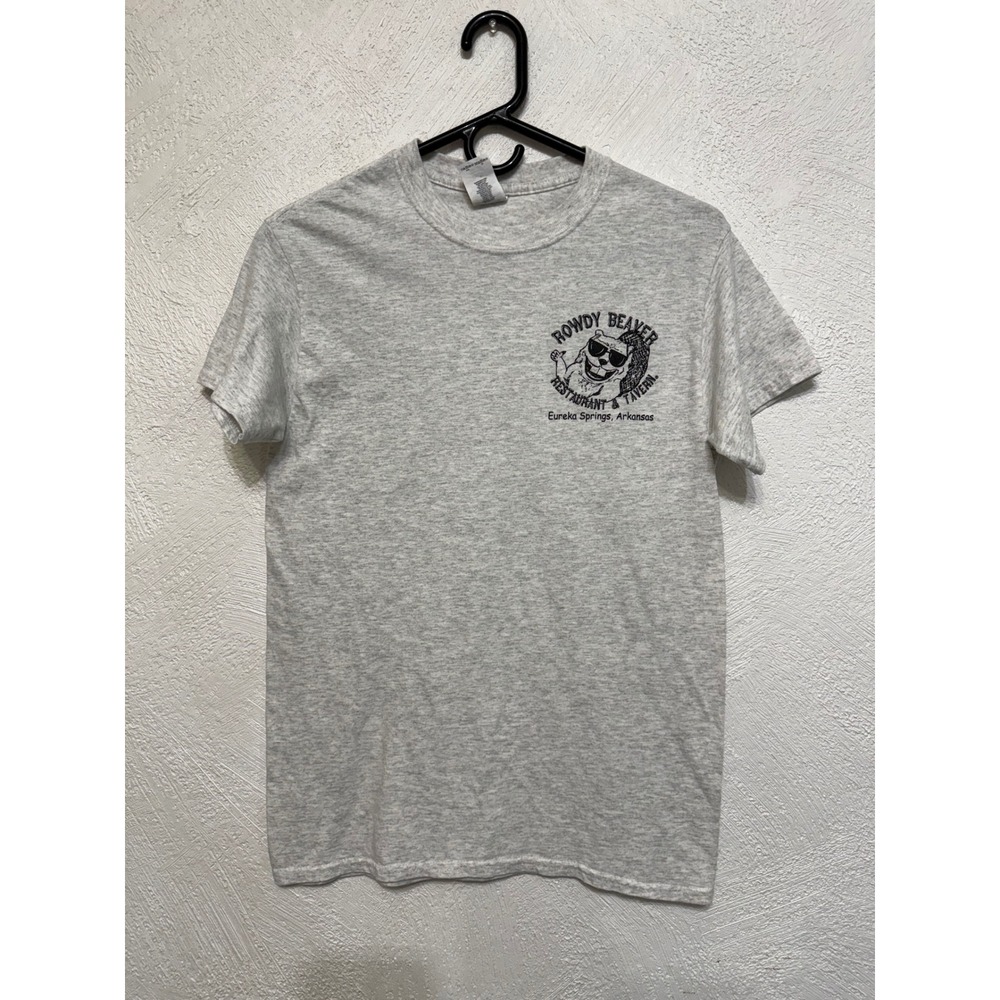 Rowdy Beaver Small Unisex Short Sleeve Shirt Arkansas Casual Fun Top Versatile